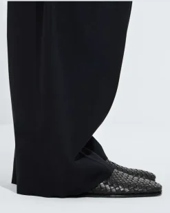 Palazzo Slipper-Schwarz - Damen