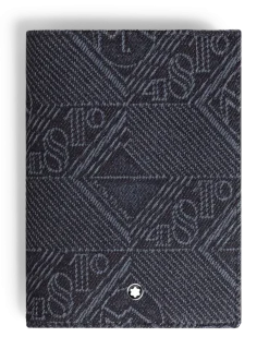 Passetui aus 4810 Denim - Blau - Stoff und Leder - MB221480 - Passetuis