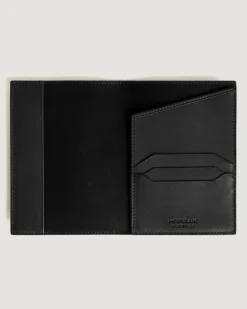 Passetui aus Extreme Leder - Schwarz - Leder - MB221162 - Passetuis