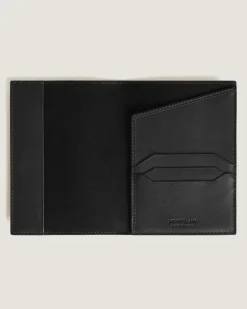 Passetui aus Extreme Leder - Schwarz - Leder - MB221162 - Passetuis