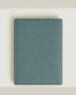 Passetui aus Grain Leder - Frosted Blue - Leder - MB223065 - Passetuis
