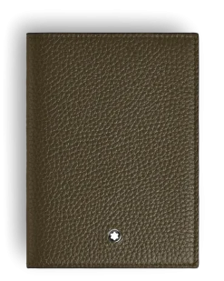 Passetui aus Grain Leder - Khaki - Leder - MB220225 - Passetuis