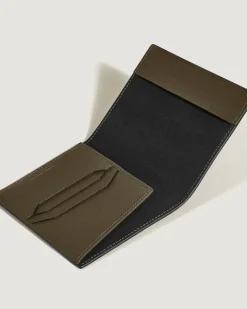Passetui aus Grain Leder - Khaki - Leder - MB220225 - Passetuis