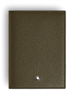 Passetui aus Grain Leder - Khaki - Leder - MB220225 - Passetuis