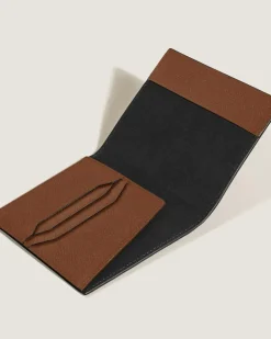 Passetui aus Sartorial Leder - Rehbraun - Leder - MB220394 - Passetuis