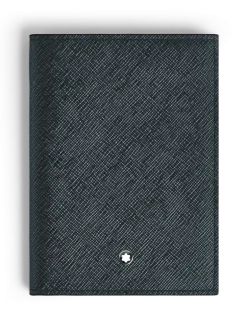Passetui aus Sartorial Leder - Tweed-Blau - Leder - MB220433 - Passetuis