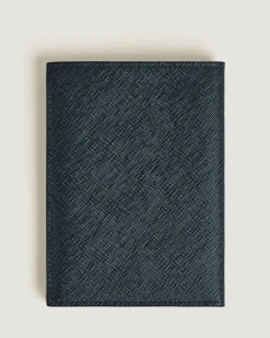 Passetui aus Sartorial Leder - Tweed-Blau - Leder - MB220433 - Passetuis
