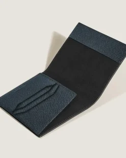 Passetui aus Sartorial Leder - Tweed-Blau - Leder - MB220433 - Passetuis