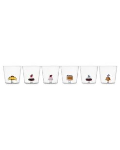 Patisserie Gläser (6er-Set) - Mehrfarbig