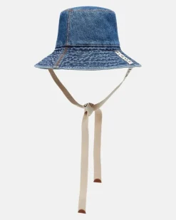 Paula's Ibiza Hut aus Denim Blau