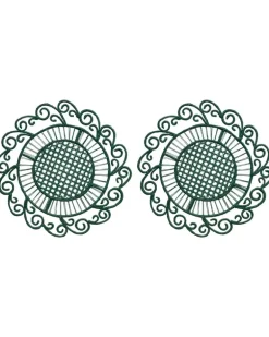 Peacock Tischset (2er-Set) - Grün