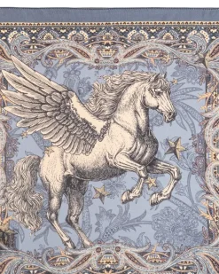 Pegasus Einstecktuch mit Paisley-Print - Blau