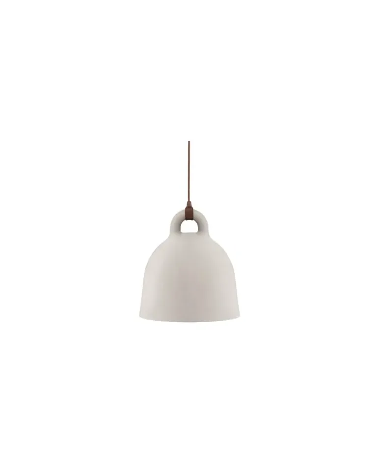 Pendelleuchte Bell - Beige - Aluminium - Designer Jacob Rudbeck