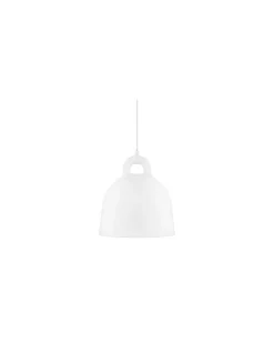 Pendelleuchte Bell - Weiß - Aluminium - Designer Jacob Rudbeck