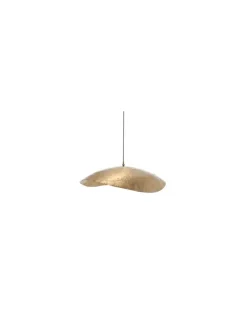 Pendelleuchte Brass - Metall - Messing gehämmert - Designer Paola Navone