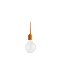 Pendelleuchte E27 - Orange - Silikon - Designer Mattias Stahlbom