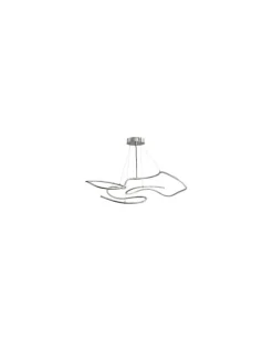 Pendelleuchte Ghost - Silber - Eisen - Designer Tommy Hyldahl