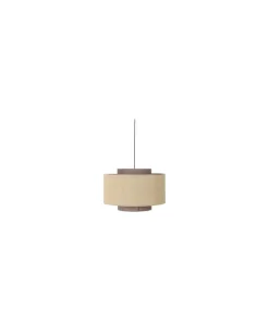 Pendelleuchte Janica - Beige - Eisen
