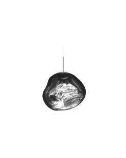 Pendelleuchte Melt - Silber - Polykarbonat - Designer Tom Dixon