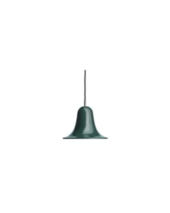 Pendelleuchte Pantop - Grün - bemaltes Metall - Designer Verner Panton