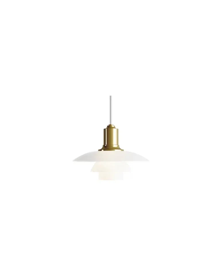 Pendelleuchte PH - Metall - mundgeblasenes Glas - Designer Poul Henningsen