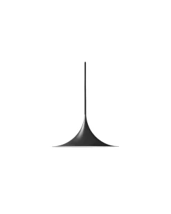 Pendelleuchte Semi - Schwarz - emailliertes Metall - Designer Torsten Thorup