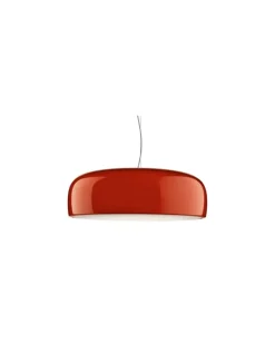 Pendelleuchte Smithfield - Rot - bemaltes Aluminium - Designer Jasper Morrison