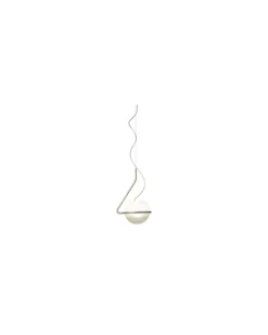 Pendelleuchte Tonda - Metall - Mundgeblasenes Opalin-Glas - Designer Ferruccio Laviani