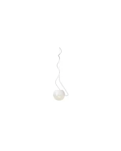Pendelleuchte Tonda - Weiß - Mundgeblasenes Opalin-Glas - Designer Ferruccio Laviani