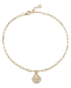 Petite Venus Fußkette aus 14kt Gold mit Diamanten