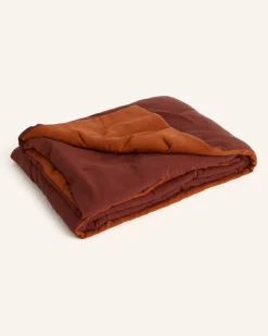 Plaid Air Quilt rot Dunkelrot