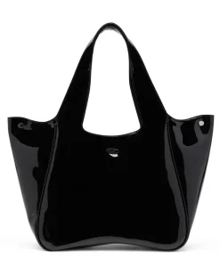 Play-Glänzende Tote-Tasche - Shoppers - Damen - Schwarz