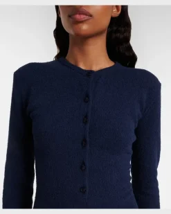 Playsuit aus einem Baumwollgemisch Blau