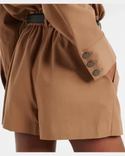 Playsuit aus Twill Beige