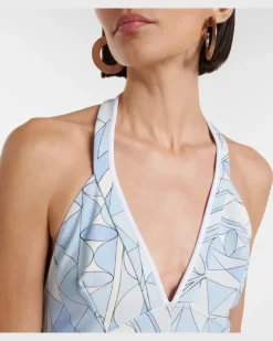 Playsuit Manuba aus Jersey Blau