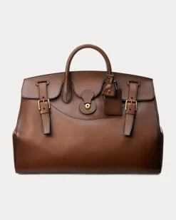 Polierte Kalbsleder-Reisetasche Cooper Brown