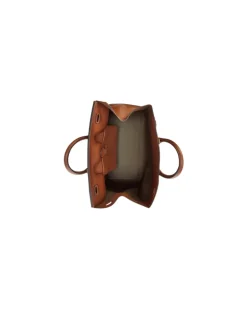 Polierte Kalbsleder-Reisetasche Cooper Brown