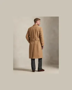 Polo-Kamelhaarmantel Brown