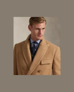 Polo-Kamelhaarmantel Brown