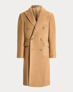 Polo-Kamelhaarmantel Brown