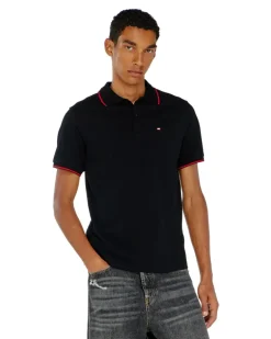 Poloshirt mit Diesel-Microstickerei - Polohemden - Herren - Schwarz