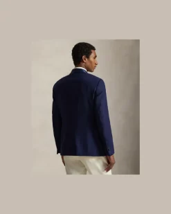 Polo-Smokingjacke aus Barathea Blue