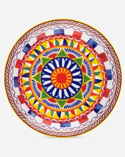 Porcelain Platter - Servierplatten Mehrfarbig