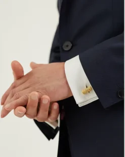 Premium Gentlemen Gold Cuffflinks