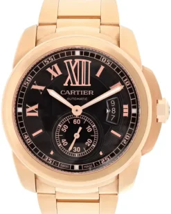 Pre-owned Calibre 42mm - Schwarz