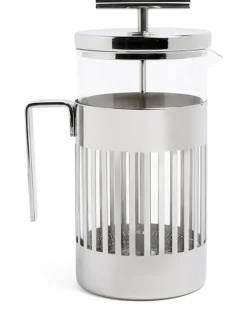 Pressfilter-Kaffeekanne - Silber