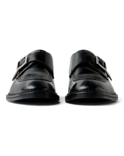 Primo leather monk straps - Schwarz