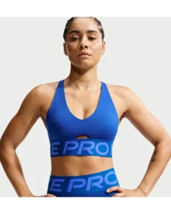 Pro Sculpt gepolsterter Sport-BH mit mittlerem Halt - Blau