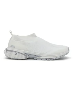 Pro-V-Dense-Slip-on-Strick-Sockenturnschuhe - Sneakers - Herren - Weiss