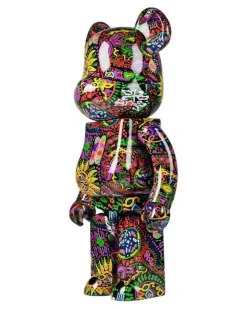 Psychedelic Paisley BE@RBRICK 1000% Figur - Schwarz